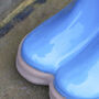 Large Blue Personalised Welly Boots Planter, thumbnail 6 of 10