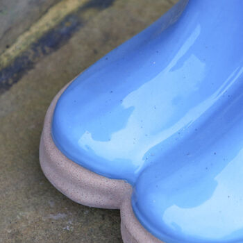 Father's Day Large Blue Personalised Welly Planter, 6 of 11
