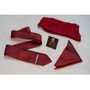 Red Tie Set And Socks Wedding Groomsmen Gift, thumbnail 4 of 5