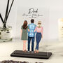 Personalised Dad Forever Friend Acrylic Plaque Gift, thumbnail 1 of 9