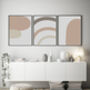 Inspired Side Stones Abstract Wall Art Print, thumbnail 4 of 7