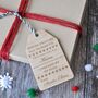 Personalised 'Santa Claus' Wooden Gift Tag, thumbnail 1 of 2