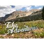Take Adventures Recycled Raw Steel Sign, thumbnail 3 of 4