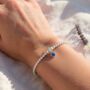 Sterling Silver September Birthstone Bracelet, thumbnail 1 of 10