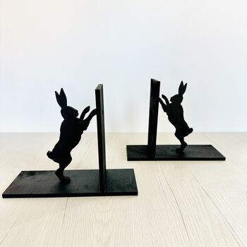 Hare Eco Wooden Bookends, 2 of 2