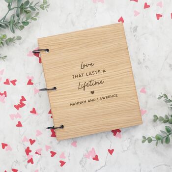 Personalised Couples Lifetime Memory Book, 2 of 10