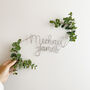 Personalised Couple's Floral Name Sign, thumbnail 5 of 9