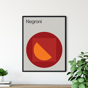 Negroni Cocktail Print, 2 of 3