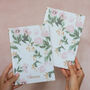 Floral Notebook/Personalised Lined Notebook, thumbnail 1 of 5