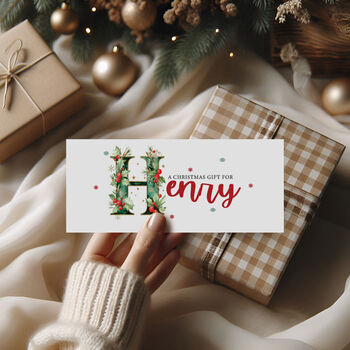 Christmas Name Money Wallet, 5 of 6