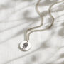 Fingerprint Disc Necklace, thumbnail 3 of 9
