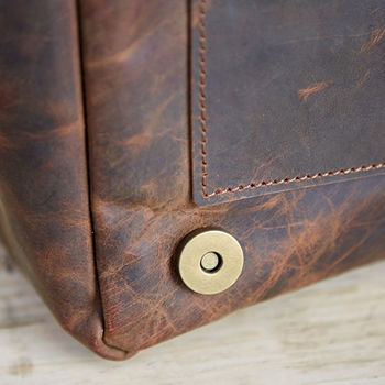 Personalised Buffalo Leather Executive Briefcase By Paper High ...