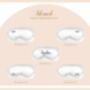 Personalised Silk Sleep Mask With Matching Pouch, thumbnail 7 of 10