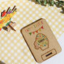 Pop Out Wooden Easter Egg Card, thumbnail 5 of 5