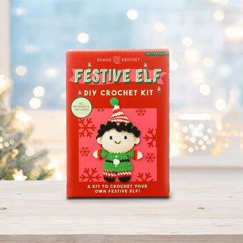 Festive Diy Elf Crochet Kit, 3 of 5