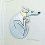 Dog Uninterrupted Enamel And Copper Wall Hanging, thumbnail 4 of 4