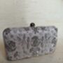 Light Pink Handcrafted Rectangular Clutch Bag, thumbnail 1 of 11
