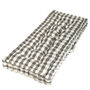 Grey Gingham Garden Bench Cushion, thumbnail 2 of 5