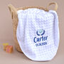 Personalised White Bubble Baby Blanket, thumbnail 1 of 8