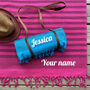 Personalised Beach Towel, Carrier Strap, thumbnail 1 of 9