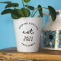 New Home Est. Personalised Plant Pot, thumbnail 1 of 6