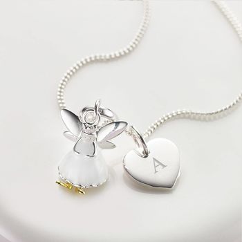 Personalised Sterling Fairy Necklace | Two Colours, 5 of 12