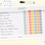 Rainbow Weekly Chore Chart Whiteboard, thumbnail 3 of 5
