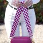 Fuchsia Pink Checkered Bag Strap | Extra Long Crossbody Replacement Bag Strap, thumbnail 2 of 4