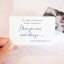 Personalised Photo Valentines Card Wallet Keepsake, thumbnail 3 of 7