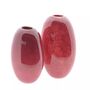 Vase Decor Ovali Red Bubbles, thumbnail 4 of 6