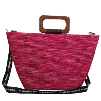 Handbag Tote Wooden Handle, 7 of 7