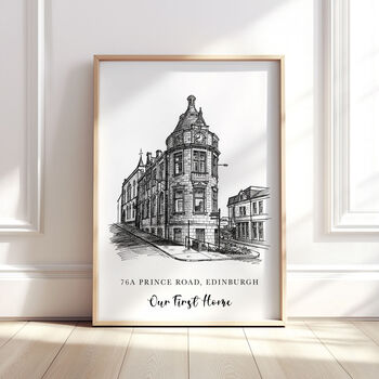 Personalised Home And Venue Pencil Drawing From Photo, 7 of 12