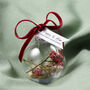 Personalised Dried Flowers Bauble, thumbnail 2 of 3