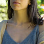 Grey And White Freshwater Pearl Chain Necklace, thumbnail 2 of 12