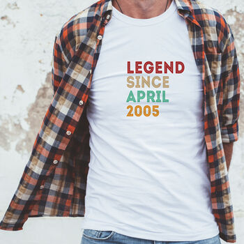 Legend Since 18th Birthday Tshirt, 5 of 6