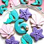 Mermaid Under The Sea Iced Biscuits/Set Of 12, thumbnail 2 of 4