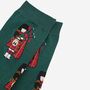 Men's Scottish Piper Bamboo Socks In Red Green, thumbnail 3 of 4