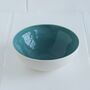 Handmade Colourful Porcelain Pasta Bowl, thumbnail 6 of 12