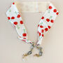 Cherry Print Scarf Glasses Chain, thumbnail 2 of 4