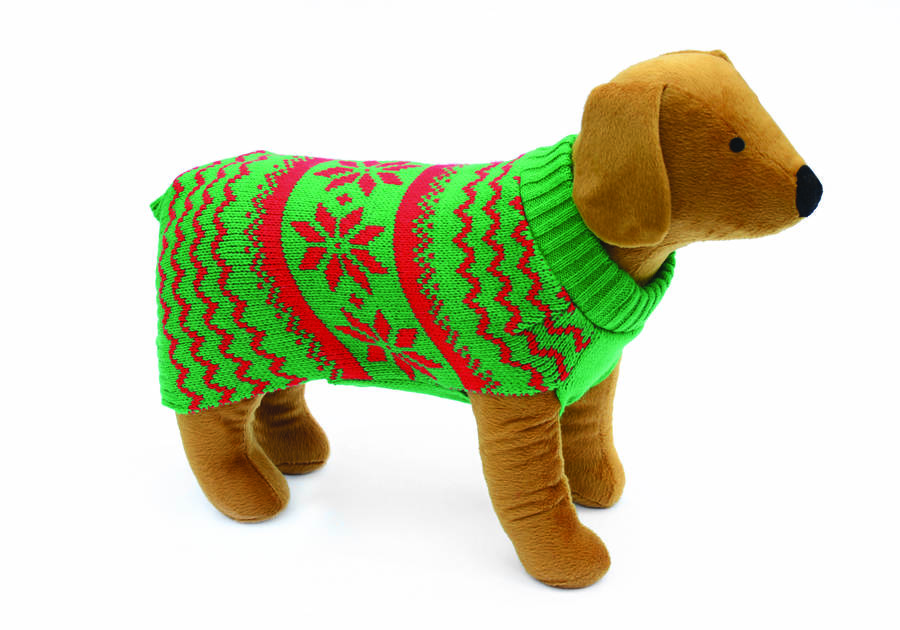 Doggy Things Snowflake Jumper, 1 of 2