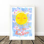 Colourful Kids Sunshine Print, thumbnail 5 of 8