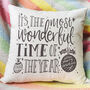 Most Wonderful Christmas Cushion, thumbnail 1 of 2