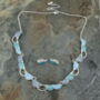 Crescent Shapes Necklace And Earrings Set, thumbnail 1 of 3