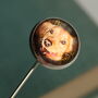 Personalised Silver Pin Brooch With Photograph, thumbnail 1 of 8