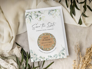 Save The Date Wedding Cards With Magnet, 8 of 9