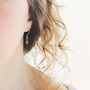Silver Ruby Earrings, thumbnail 3 of 10