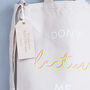 'Don't Lecture Me' Student Canvas Bag, thumbnail 2 of 4