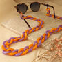 Glasses Chain Lilac And Orange Chunky Acrylic Chain, thumbnail 6 of 11