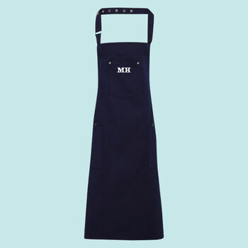 Personalised Initals Chino Pocket Apron, 3 of 6