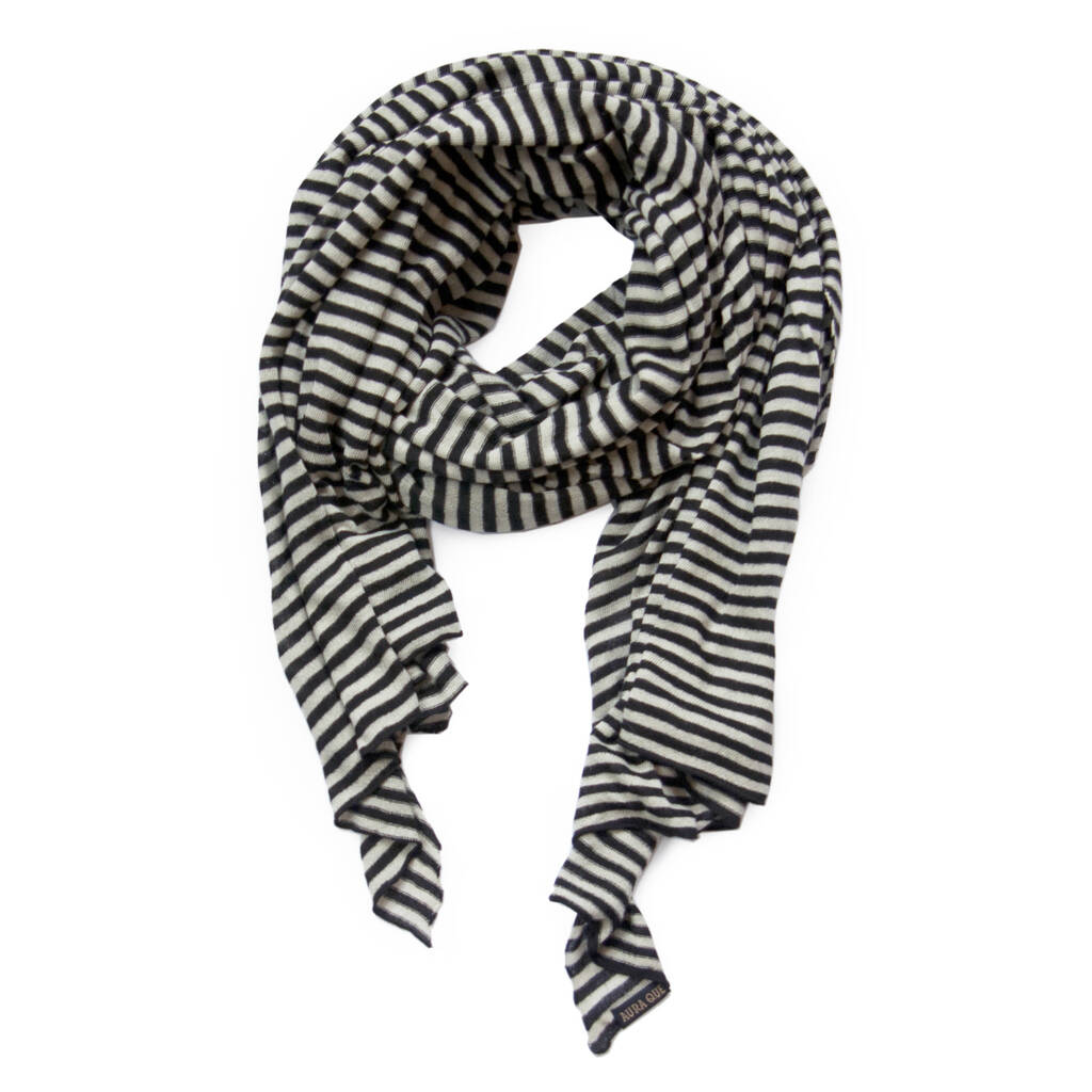 Fair Trade Eco Soft Unisex Knitted Bamboo Scarf By AURA QUE ...